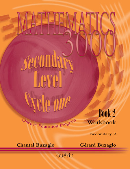 This series consists of exercise workbooks in which the contents, in accordance with the Quebec Education Program, aims at developing competencies, most notably the following three disciplinary competencies :
" Solving situational problems ", " Using mathematical reasoning " and " Communicating using the language of mathematics ".

Each workbook of the series is divided into chapters that delve into different branches of mathematics such as arithmetic, algebra, geometry, probability and statistics.