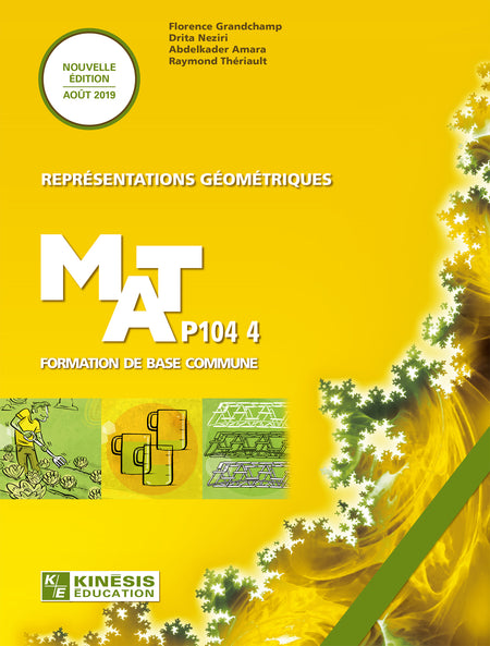 Vise l’acquisition de 2 compétences polyvalentes : communiquer avec clarté et raisonner avec logique.
Au moyen de 3 catégories d’actions : perception de l’environnement physique, production de représentations de l’environnement physique et détermination de mesures et de rapports.

Destiné à la clientèle FGA, ce titre fait partie de la série Présecondaire.

Achevé d’imprimer en décembre 2025.