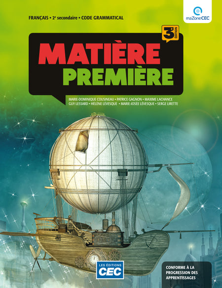 
Matière première, 2e secondaire, 3e édition, carnet (9782761799812), Matière première, 2e secondaire, 3e édition, cahier (9782761799805)