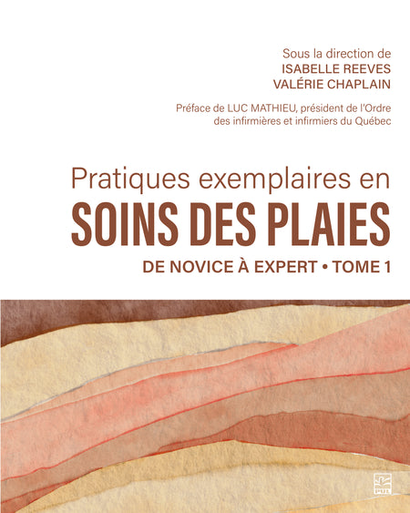 Le tome 1 de ce manuel présente les notions fondamentales en soins des plaies et aborde de manière plus spécifique les principales étiologies couramment rencontrées dans les milieux cliniques. Cet ouvrage présente également l’importance de la collaboration, de l’implication du patient et de la valeur scientifique des pratiques dites exemplaires. Au terme de la lecture de ce tome, les professionnel·les novices seront en mesure d’établir un plan de traitement répondant aux normes actuelles de la prise en charge d’une plaie, d’instaurer des interventions pour prévenir la récurrence de celle-ci et de mettre en place des pratiques basées sur les résultats probants pour une cicatrisation optimale ainsi que sur une gestion des ressources efficaces et financièrement responsables.