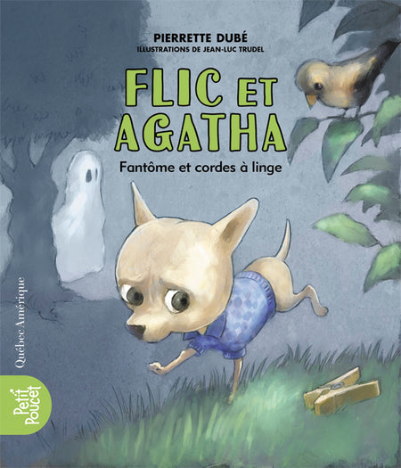 Un fantôme hante le Marais du Boisjoli ! Pendant ce temps, en ville, les vêtements disparaissent des cordes à linge ! Les indices s’additionnent alors que les mystères se multiplient ! Y aurait-il un lien entre les deux histoires ?

Flic et Agatha, un duo de détectives formé d’une dame futée et de son chihuahua finaud, font face à un double mystère et boule de gomme ! (Oui oui, il semble bel et bien y avoir quelqu’un qui aime les gommes à mâcher dans cette histoire…)