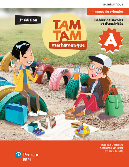 
Tamtam 4a, 2e édition - Cahier de savoirs et d’activités (9782766106264), Tamtam 4b, 2e édition - Cahier de savoirs et d’activités (9782766106271), Les savoirs de Tamtam 4, 2e édition (9782766106400), Tamtam 4, 2e édition - Fascicules je résous (9782766106318)