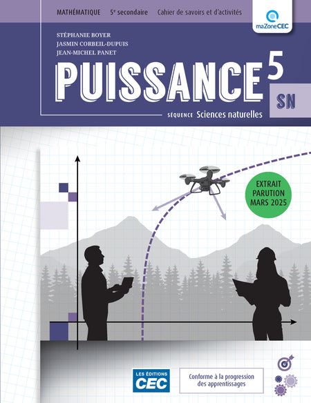 
Puissance 5 SN, Carnet de révision (9782766215331), Puissance 5 SN, Cahier de savoirs et d’activités (9782766217038)