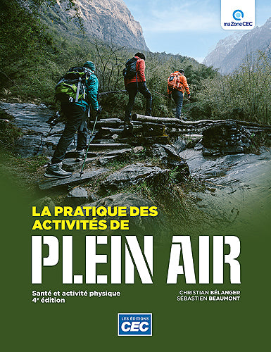 
Santé et activité physique, 4e édition, La pratique des activités de plein air (9782766219810), Santé et activité physique, 4e édition, Guide pratique de yoga (9782766219780), Santé et activité physique, 4e édition, Manuel (9782766219858)