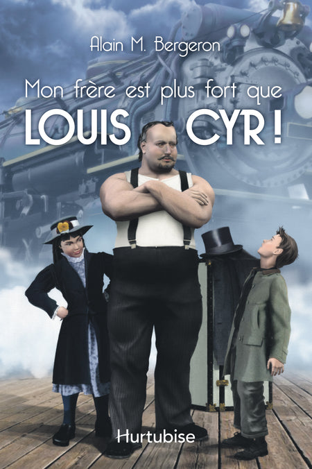 « Arthabaskaville, le 15 avril 1902

Cher monsieur Louis Cyr,

Les journaux rapportent que vous êtes l’homme le plus fort du monde. Excusez-moi de vous l’écrire, mais ce n’est pas vrai! C’est mon grand frère, Arthur, l’homme le plus fort du monde. Il est capable de réussir tous vos tours de force. Je vous mets au défi. Venez à Arthabaskaville vous mesurer à lui, si vous l’osez. Ce n’est pas si loin de votre village, après tout. Nous pourrons vraiment déterminer qui est l’homme le plus fort du monde.

Pierre Baillargeon, Arthabaskaville.

P.-S. Mon grand frère ne sait pas que je vous ai écrit. Vous êtes son idole.  »

C’est ainsi que le héros d’un peuple débarque au village avec sa fille, Émiliana. Les festivités s’organisent aussitôt et un tournoi, où Louis Cyr affronte Arthur Baillargeon, est orchestré. Mais la lutte ne se fait pas uniquement entre les deux hommes. La vigoureuse Émiliana donne également beaucoup de fil à retordre à Pierre.

Alain M. Bergeron offre aux jeunes un véritable tableau d’époque dans un récit haletant, drôle et touchant.