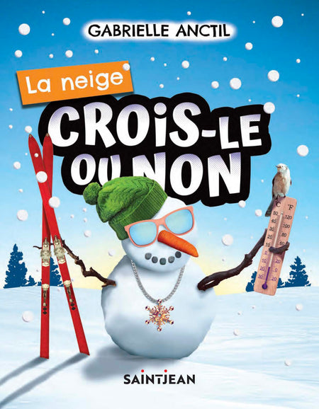 La collection québécoise qui te dit TOUT, TOUT, TOUT sur tout plein de sujets !

Ah ouain ? Bizarre. Sérieux ? Trop cool !

Ce livre est pour toi !

Dans ces pages, tu apprendras tout ce qu’il faut savoir sur la neige.

 

Des trucs surprenants, des infos scientifiques utiles (ou complètement superflues), des anecdotes historiques souvent drôles, des records, des réponses à toutes les questions, pertinentes ou pas du tout, que tu t’es toujours posées sur la neige !

 

Pourquoi la neige est-elle blanche ?

Est-ce qu’on peut manger de la neige ?

Des araignées qui vivent sous la neige ? Oh !

Les chionosphérophiles… ça mange quoi en hiver ?

 

Vas-y, saute dedans… tu ne risques même pas d’avoir des engelures !

Tu ne verras plus la neige de la même façon, promis juré !
