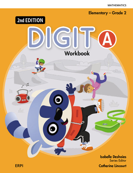 
Digit, Grade 2, A, Workbook, 2nd Edition (9782766103621), Digit, Grade 2, B, Workbook, 2nd Edition (9782766103638)