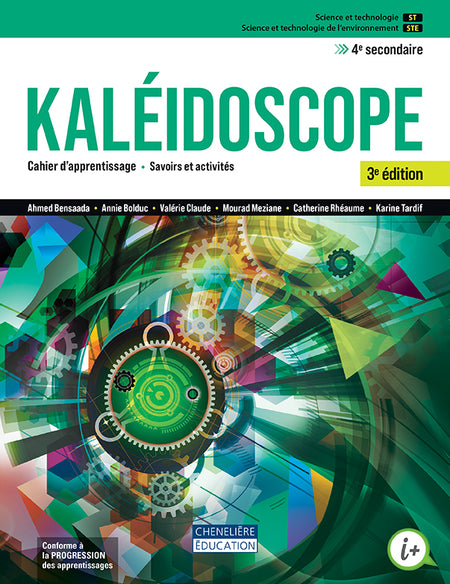 
Kaléidoscope, 3e édition, ST-STE, 4e secondaire, Aide-mémoire (9782765071891), Kaléidoscope, 3e édition, ST-STE, 4e secondaire, Cahier d'apprentissage (9782765073826)